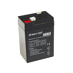 GREEN CELL Battery AGM 6V4.5AH
