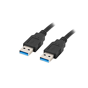 Кабель LANBERG USB-A M / M 3.0 1.8м черный