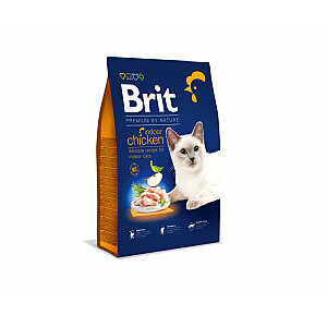 BRIT Dry Premium By Nature Indoor Chicken - sausā barība kaķiem - 1,5 kg