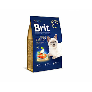 BRIT Dry Premium By Nature Adult Salmon - sausā barība kaķiem - 1,5 kg