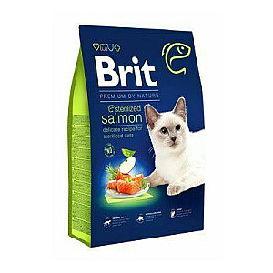 BRIT Dry Premium Sterilized с лососем - 1,5кг