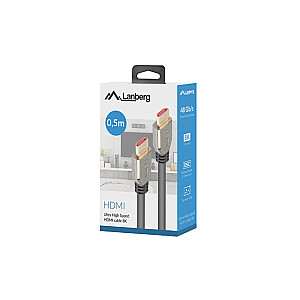 LANBERG HDMI M / M v2.1 кабель 0,5 м 8K 60 Гц