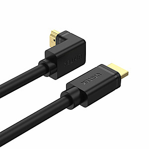 UNITEK HDMI КАБЕЛЬ УГЛОВОЙ 90° 2.0,4K60HZ,3M, Y-C1002