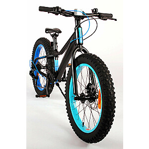 Bērnu velosipēds Volare Gradient Black/Blue/Aqua – 6 speed – Prime Collection (Rata izmērs: 20)