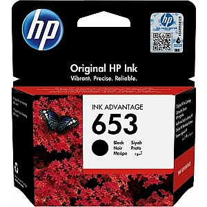 HP 653 melnā tinte (3YM75AE)