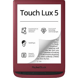 PocketBook PB 628 Touch Lux 5 sarkans (PB628-R-WW)
