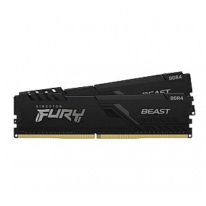 Kingston Fury Beast, 64 ГБ [2x32 ГБ, DDR4 CL16 DIMM, 3200 МГц]