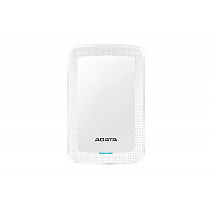 ADATA HDD Classic HV300 2 TB balts ārējais disks (AHV300-2TU31-CWH)