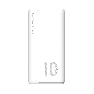 Powerbank Silicon Power QP15 10000mAh QC3.0 + PD 2xUSB A, 1x mUSB + 1x USB C, белый