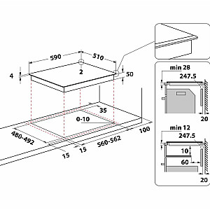 Индукционная плита WHIRLPOOL WB B3960 BF