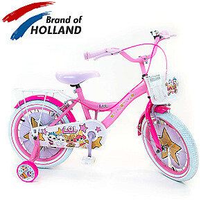Bērnu velosipēds LOL Surprise 16"  Pink - 2 rokas bremzes