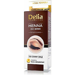 Delia Henna uzacīm Nr. 3.0 Tumši brūna