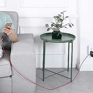 AUKEY CB-AL01 Red OEM Quick Charge Lightning uz USB kabelis | 2m | MFI Apple