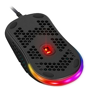 Spēļu, optiskā, vadu pele DEFENDER GM-620L SHEPARD 12800dpi 7P RGB