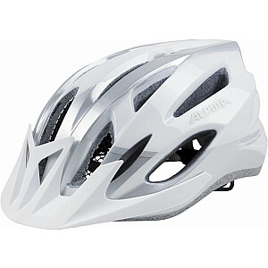 Велосипедный шлем Alpina MTB17 White & Silver 54-58