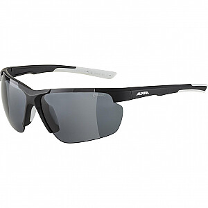 Alpina DEFEY HR bezmalas skriešanas brilles, melnas, baltas
