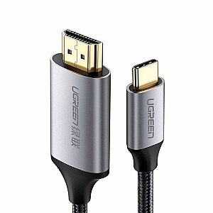 USB-C–HDMI kabelis UGREEN 4K UHD 1,5 m (melns)