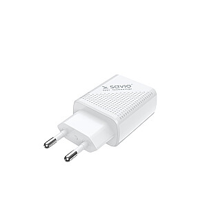 SAVIO LA-04 USB Type A & Type C Быстрая зарядка Power Delivery 3.0 В помещении