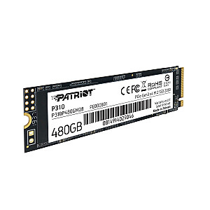 Твердотельный накопитель Patriot P310 480 ГБ M.2 2280 PCIe NVMe 4.0 x4 TLC