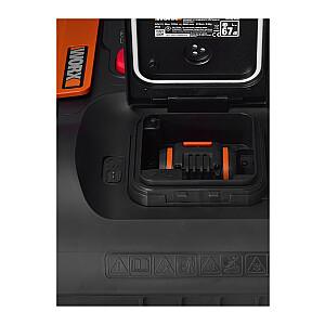 Самоходная газонокосилка Worx Landroid M700Plus WR167E Черный, Оранжевый