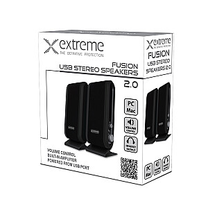 Extreme XP102 Динамики 2.0 канала 4 Вт Черный