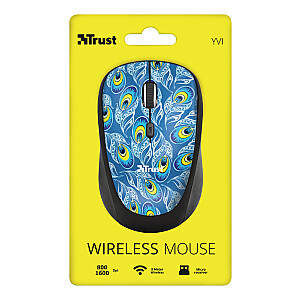 Мышь Trust Yvi Mouse RF Wireless Optical 1600 DPI для обеих рук