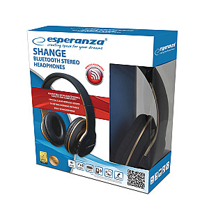 Esperanza EH220 Bluetooth austiņas Galvas stīpa, melna