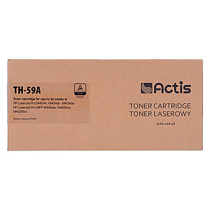 Тонер Actis TH-59A для принтера HP, замена HP CF259A; Верховный; 3000 страниц; чернить
