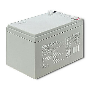 Akumulators Qoltec 53045 AGM | 12V | 14 Ah | Maksimums. 210A