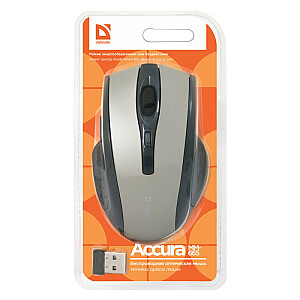 МЫШЬ DEFENDER ACCURA MM-665 RF СЕРАЯ 1600dpi 6P