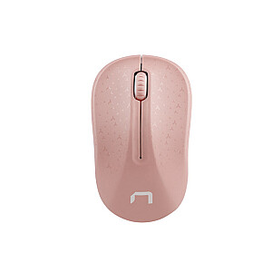 Мышь NATEC Mouse Toucan оптическая беспроводная розовая