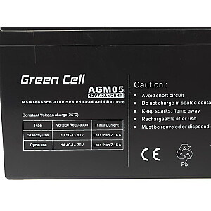GREEN CELL Аккумулятор AGM 12V7.2AH