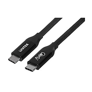 UNITEK KABEL USB-C 4.0, PD 100W, 40GBPS, 8K, 0,8M