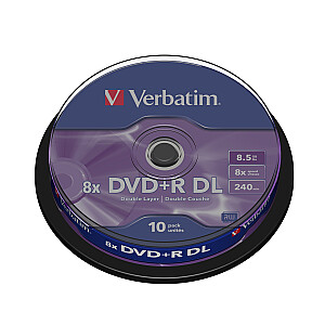 DVD + R Verbatim DL10szt
