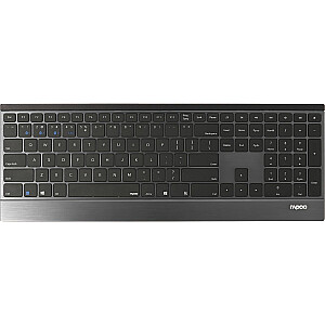 Rapoo E9500M bezvadu tastatūra melna ASV (001921280000)