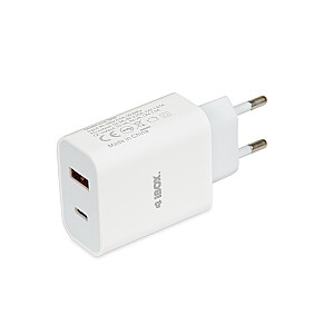 IBOX C-36 НАСТЕННОЕ ЗАРЯДНОЕ УСТРОЙСТВО USB A + C, 20 Вт