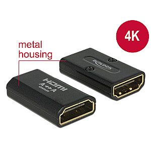 Адаптер DELOCK HDMI-A> HDMI-A 4K черный