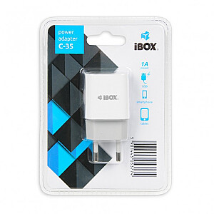 IBOX ILUC35W I-BOX C-35 ЗАРЯДНОЕ УСТРОЙСТВО USB, 1А