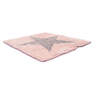 Paklājs vannasistabai Star rozā, 50x55cm 712807