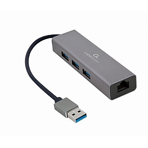 I/O ADAPTER USB3 TO LAN RJ45/3xUSB3 A-AMU3-LAN-01 GEMBIRD