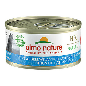 ALMO NATURE HFC dabīgais Atlantijas tunzivis - 70g