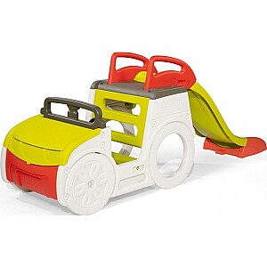 Smoby приключенческий автомобиль с горкой и песочницей
