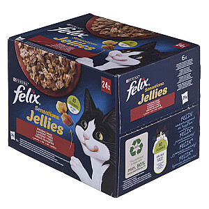 Felix Sensations lauku garšas želejā 24 x 85 g