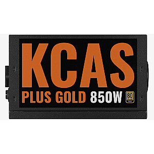 Barošanas avots Aerocool KCAS PLUS GOLD 850W 20+4 pin ATX Black