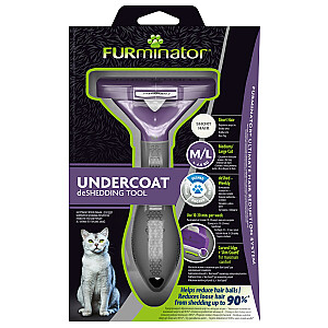 FURminator - фурминатор для короткошерстных кошек - M/L