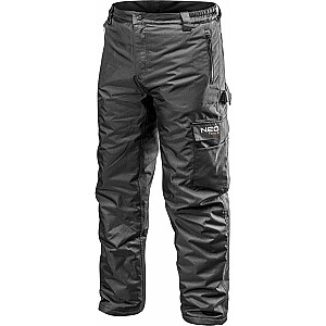 Рабочие брюки NEO Oxford утепленные черные, размер XL (81-565-XL)