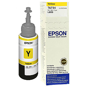 Epson T6734 Желтые чернила бутылка 70мл