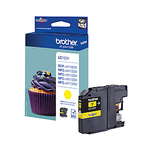 BROTHER LC-123 ink cartridge yellow