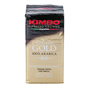 Kimbo Aroma Gold 100% Arabica 250g Kafijas pulveris