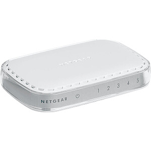 Сетевой коммутатор Netgear GS605-400PES Неуправляемый L2 Gigabit Ethernet (10/100/1000) Белый